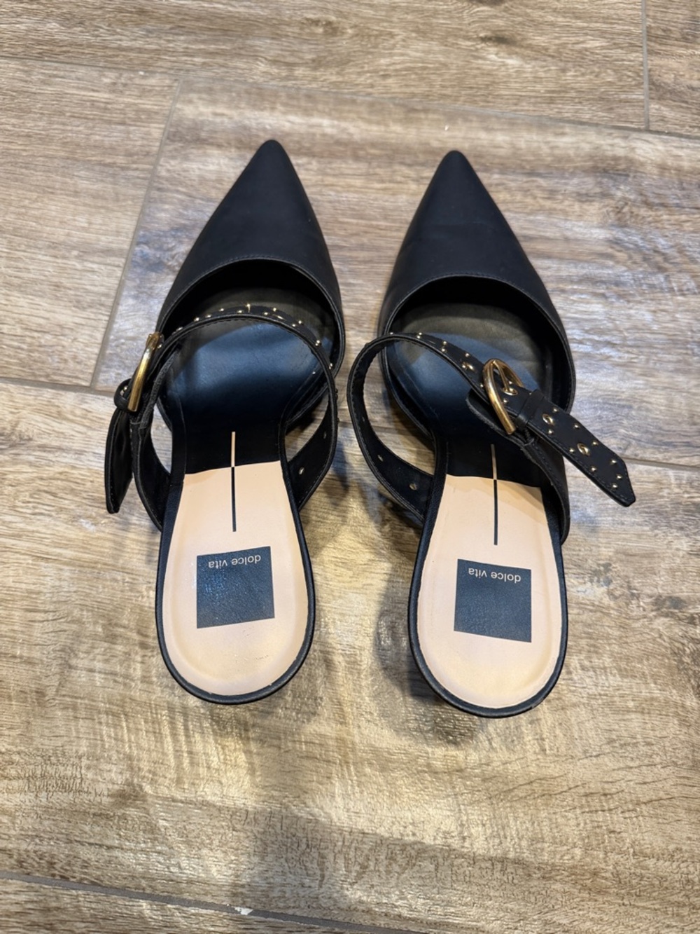 DOLCE VITA KARLYN Pointed-Toe Mule Heels SZ 12 - Picture 6 of 8